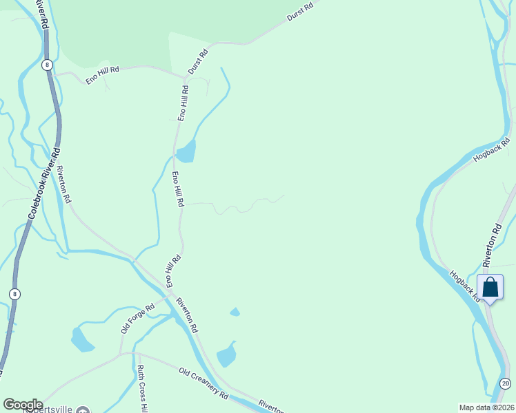 map of restaurants, bars, coffee shops, grocery stores, and more near 88 Eno Hill Road in Colebrook