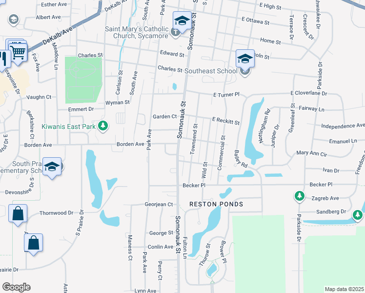 1118 Somonauk Street, Sycamore IL Walk Score