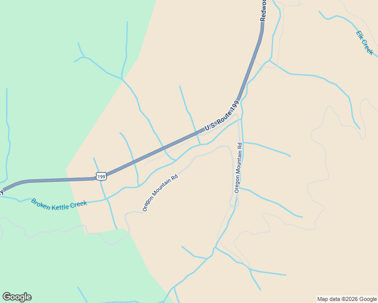 map of restaurants, bars, coffee shops, grocery stores, and more near 18158 U.S. 199 in Gasquet