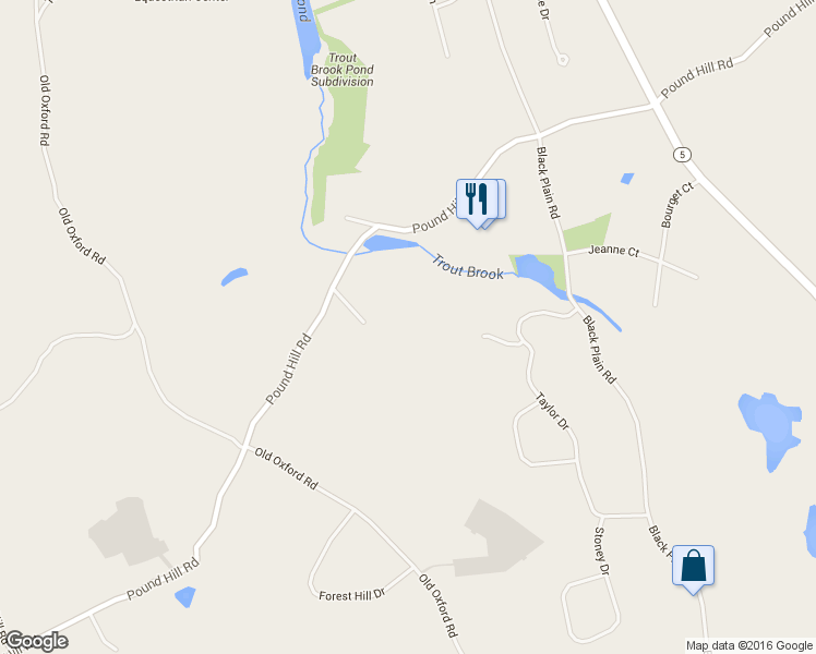 map of restaurants, bars, coffee shops, grocery stores, and more near 15 Hart Pond Drive in North Smithfield