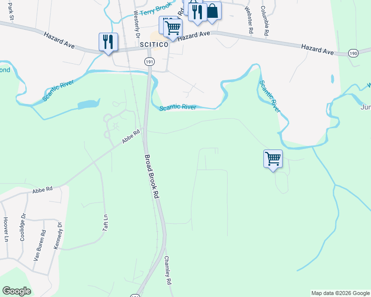 map of restaurants, bars, coffee shops, grocery stores, and more near 12 Bailey Road in Enfield