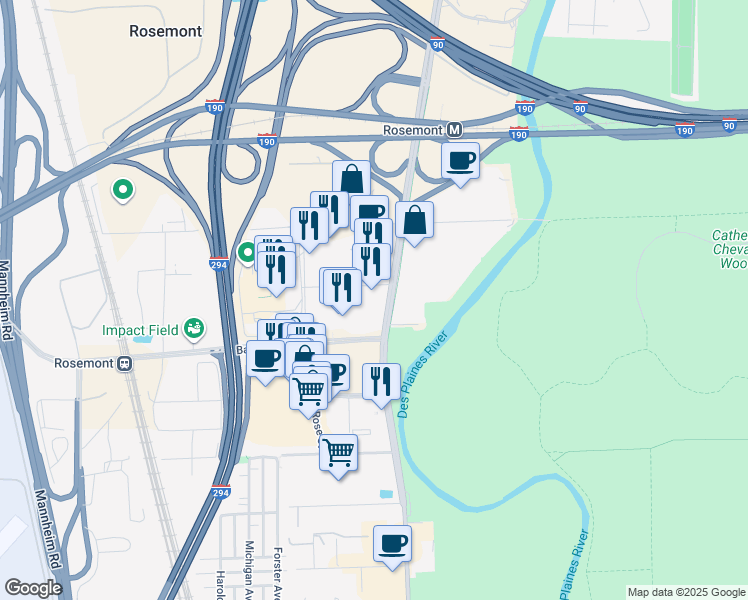 5460 North River Road, Rosemont IL Walk Score