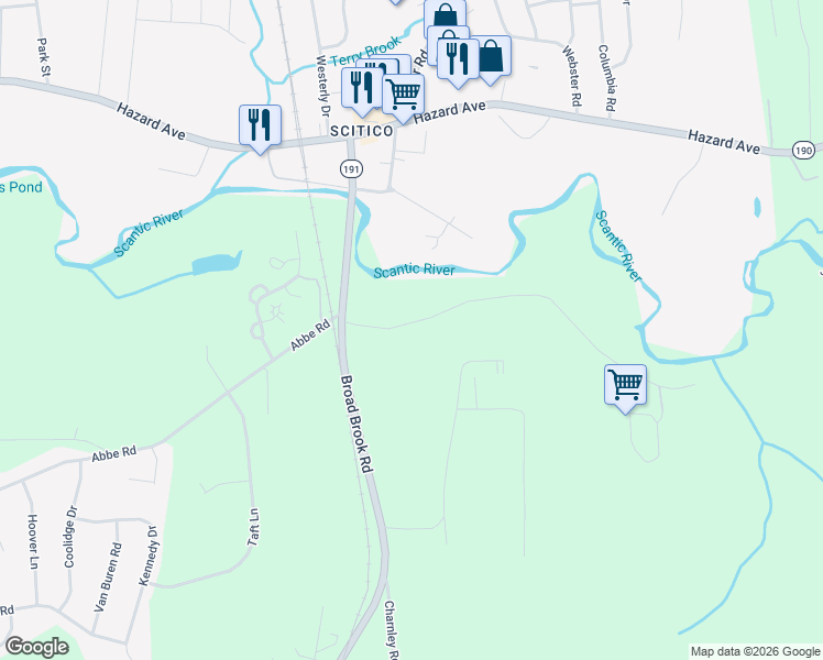 map of restaurants, bars, coffee shops, grocery stores, and more near 12 Bailey Road in Enfield
