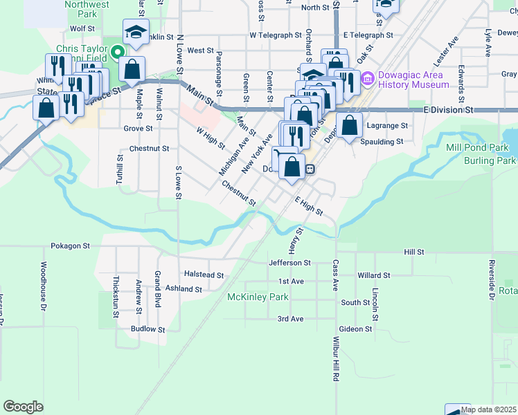 100 Chestnut Street, Dowagiac MI Walk Score