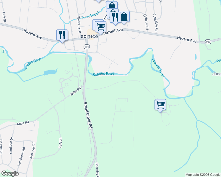 map of restaurants, bars, coffee shops, grocery stores, and more near 12 Bailey Road in Enfield