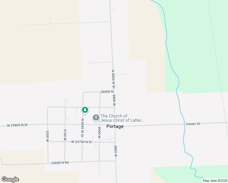 map of restaurants, bars, coffee shops, grocery stores, and more near 26135 North 8800 West Street in Portage