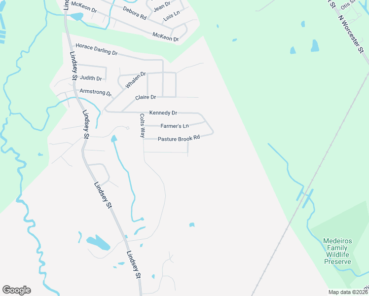 map of restaurants, bars, coffee shops, grocery stores, and more near 37 Colonial Way in Attleboro