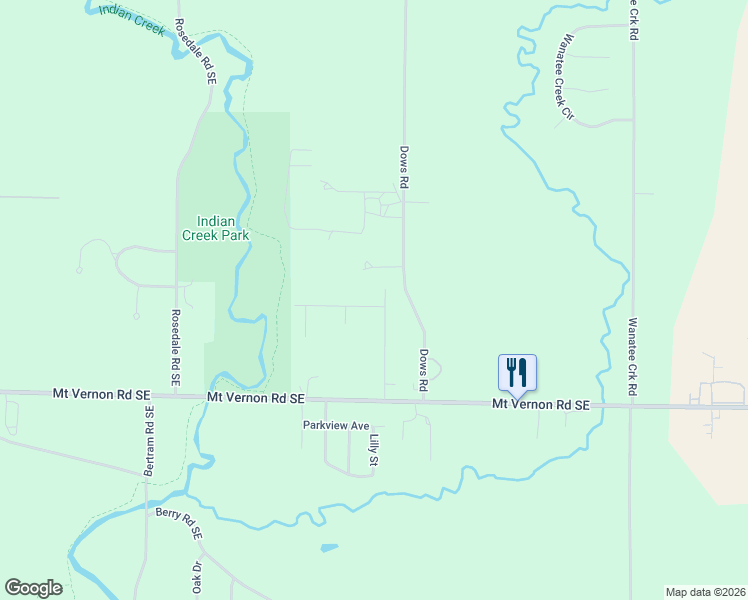 map of restaurants, bars, coffee shops, grocery stores, and more near 993-999 Eastern Drive in Cedar Rapids