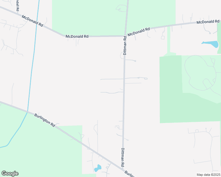 map of restaurants, bars, coffee shops, grocery stores, and more near 7 Dittman Road in Elgin