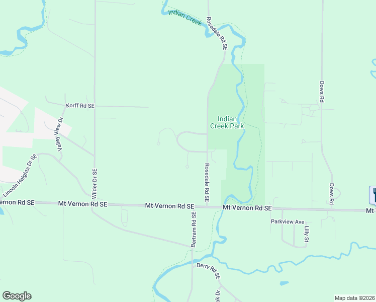 map of restaurants, bars, coffee shops, grocery stores, and more near 5659 Wild Rye Court in Cedar Rapids