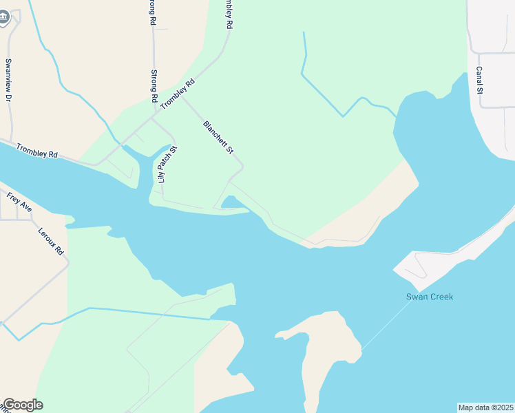 map of restaurants, bars, coffee shops, grocery stores, and more near 6198 Brancheau Street in Berlin Charter Township