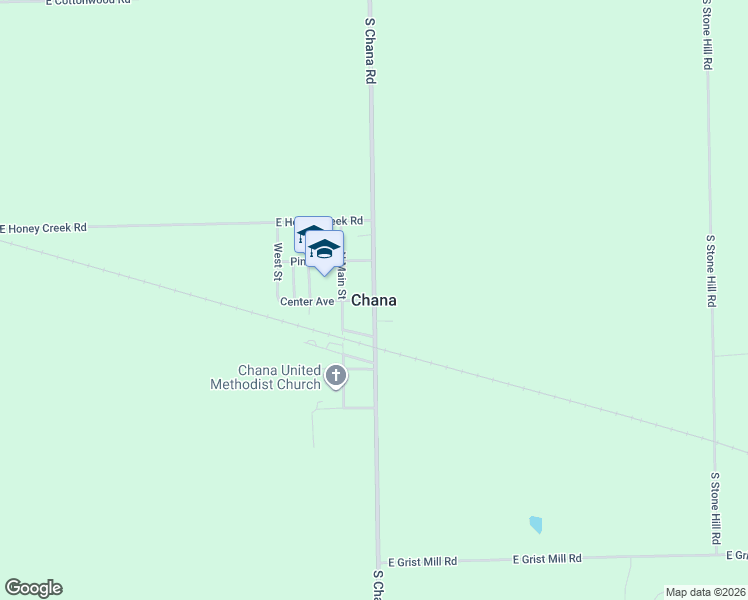 map of restaurants, bars, coffee shops, grocery stores, and more near in Chana