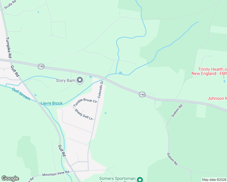 map of restaurants, bars, coffee shops, grocery stores, and more near 1008 Main Street in Somers