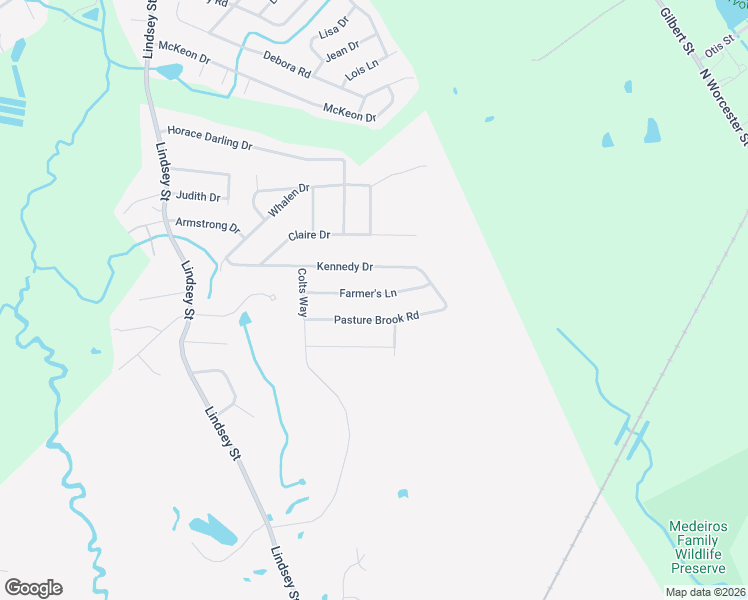 map of restaurants, bars, coffee shops, grocery stores, and more near 35 Farmer's Lane in Attleboro