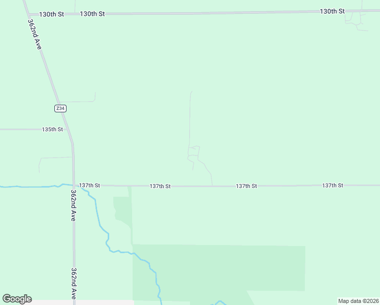 map of restaurants, bars, coffee shops, grocery stores, and more near 3706 137th Street in Goose Lake