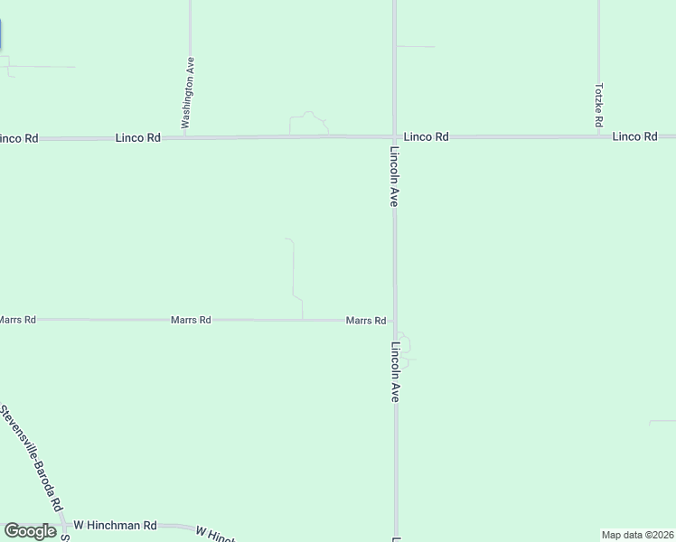 map of restaurants, bars, coffee shops, grocery stores, and more near 1001 Marrs Road in Baroda