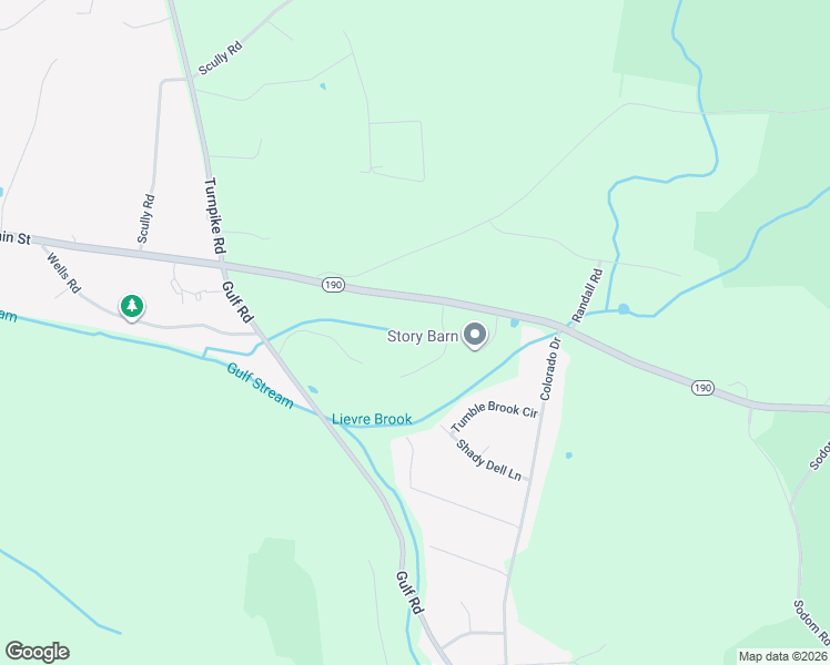 map of restaurants, bars, coffee shops, grocery stores, and more near 22 Brae Burn Road in Somers