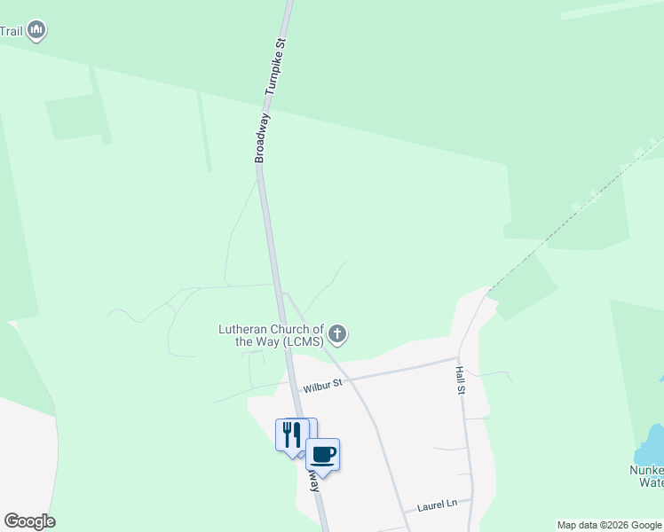 map of restaurants, bars, coffee shops, grocery stores, and more near 76 Karen's Way in Raynham