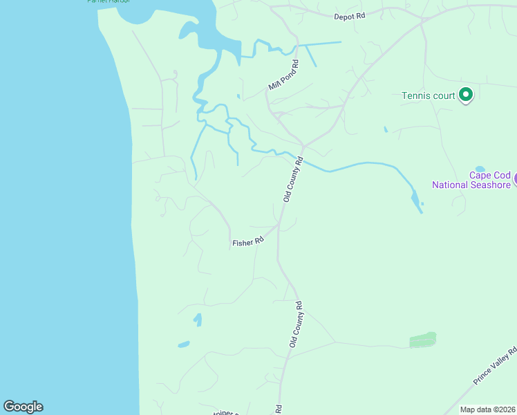 map of restaurants, bars, coffee shops, grocery stores, and more near 6 Fisher Road in Truro