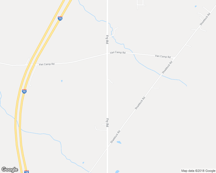 map of restaurants, bars, coffee shops, grocery stores, and more near 9231 Fry Road in McKean
