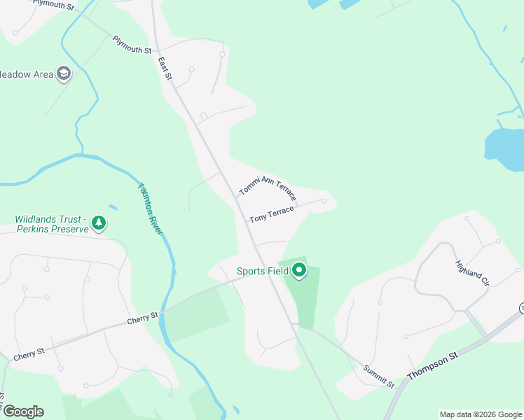map of restaurants, bars, coffee shops, grocery stores, and more near 8 Tony Terrace in Bridgewater