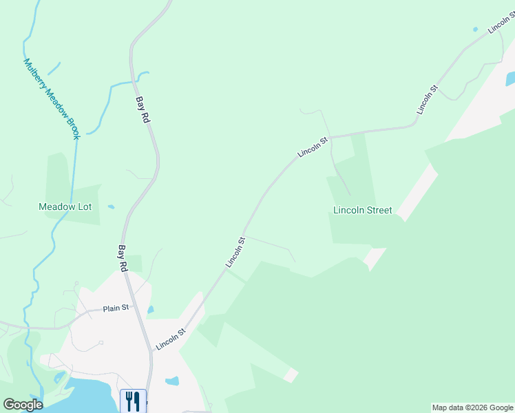 map of restaurants, bars, coffee shops, grocery stores, and more near 55 Lincoln Street in Norton