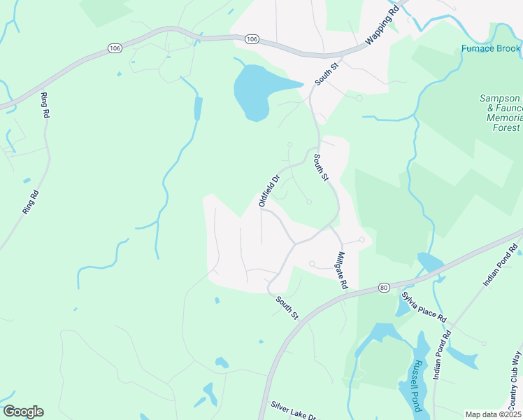 map of restaurants, bars, coffee shops, grocery stores, and more near 4 Foxtail Drive in Kingston
