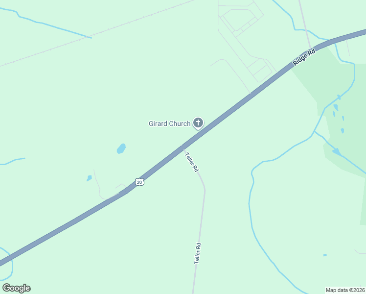 map of restaurants, bars, coffee shops, grocery stores, and more near 10798 W Ridge Rd in Girard