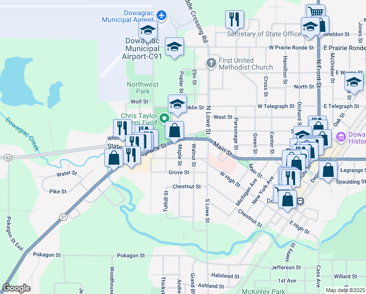 105 Maple Street, Dowagiac MI Walk Score