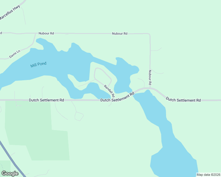 map of restaurants, bars, coffee shops, grocery stores, and more near 26036 Randall Road in Dowagiac