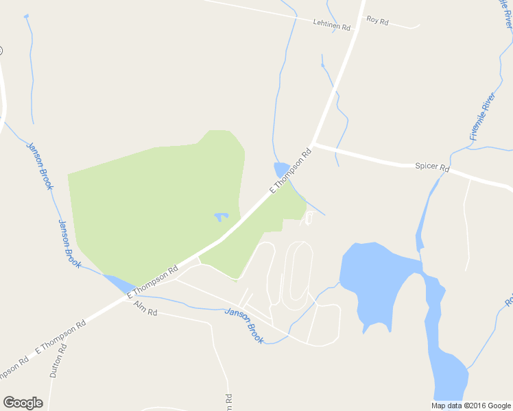 map of restaurants, bars, coffee shops, grocery stores, and more near 248 East Thompson Road in Thompson