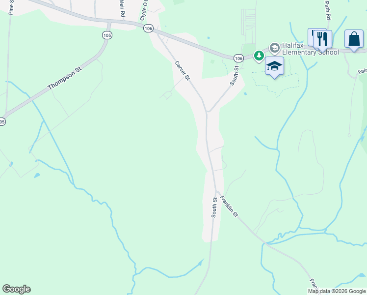 map of restaurants, bars, coffee shops, grocery stores, and more near 426-426A South Street in Halifax
