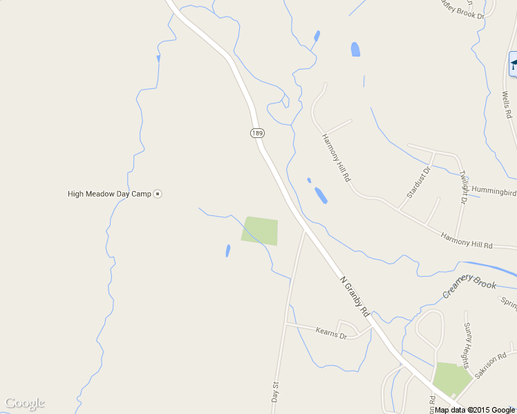 map of restaurants, bars, coffee shops, grocery stores, and more near 293 North Granby Road in Granby