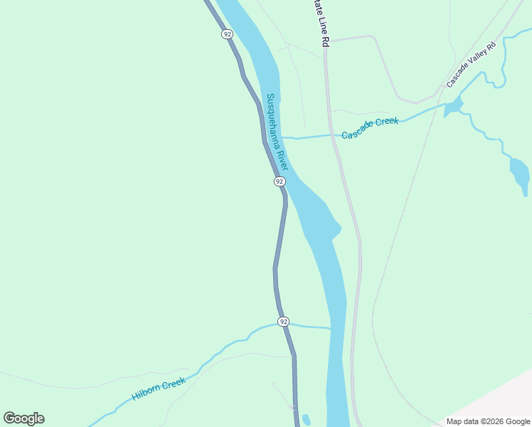 map of restaurants, bars, coffee shops, grocery stores, and more near 28557 Pennsylvania 92 in Susquehanna