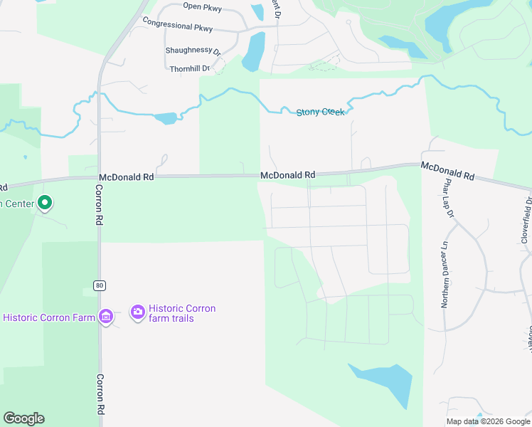 map of restaurants, bars, coffee shops, grocery stores, and more near 1807 Empress Court in Elgin