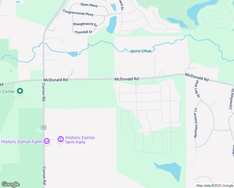 map of restaurants, bars, coffee shops, grocery stores, and more near 1807 Empress Court in Elgin