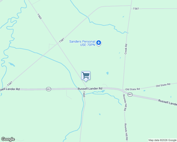 map of restaurants, bars, coffee shops, grocery stores, and more near 82 Sanders Road in Sugar Grove