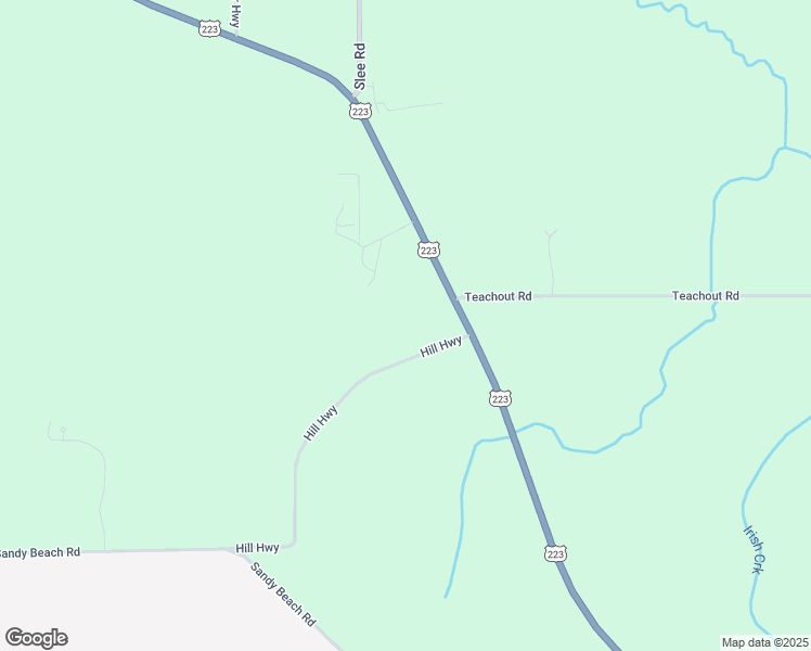 map of restaurants, bars, coffee shops, grocery stores, and more near 13149 U.S. 223 in Lenawee County