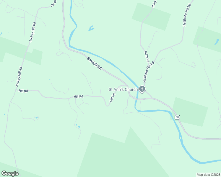 map of restaurants, bars, coffee shops, grocery stores, and more near 30 Hill Road in Kingston