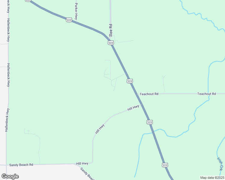 map of restaurants, bars, coffee shops, grocery stores, and more near 13149 U.S. 223 in Lenawee County