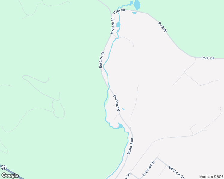 map of restaurants, bars, coffee shops, grocery stores, and more near 134-198 Bostock Road in Shokan