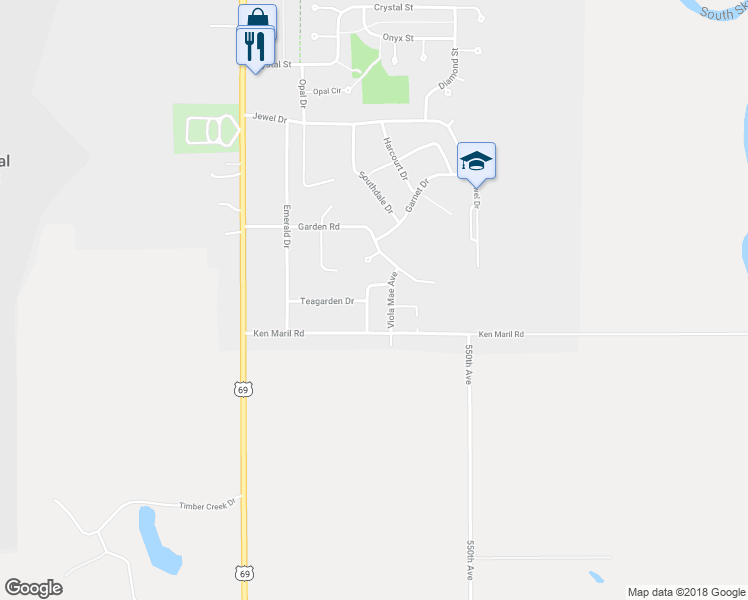 map of restaurants, bars, coffee shops, grocery stores, and more near 3902 Minnetonka Avenue in Ames