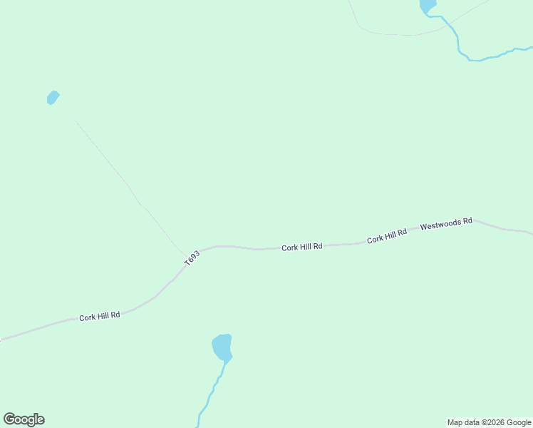 map of restaurants, bars, coffee shops, grocery stores, and more near 1689 Cork Hill Road in Brackney