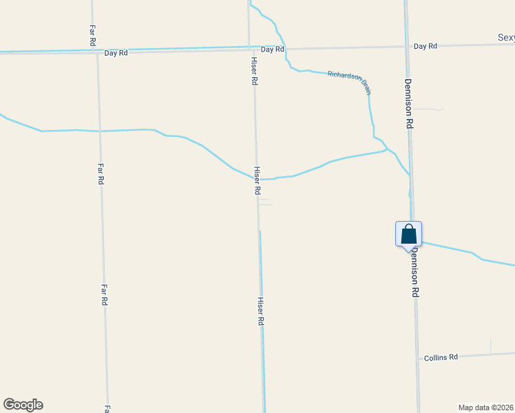 map of restaurants, bars, coffee shops, grocery stores, and more near 6501 Hiser Road in Dundee