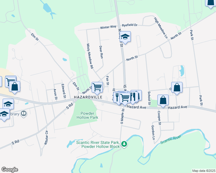 map of restaurants, bars, coffee shops, grocery stores, and more near 11 Fair Street in Enfield