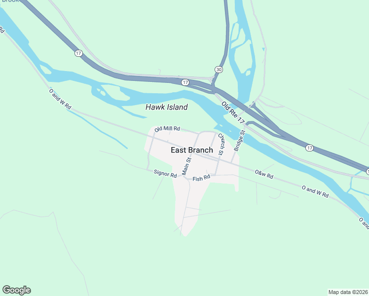 map of restaurants, bars, coffee shops, grocery stores, and more near O and W Rd in Delaware