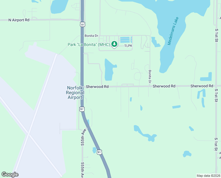 map of restaurants, bars, coffee shops, grocery stores, and more near 992-1118 Sherwood Road in Norfolk