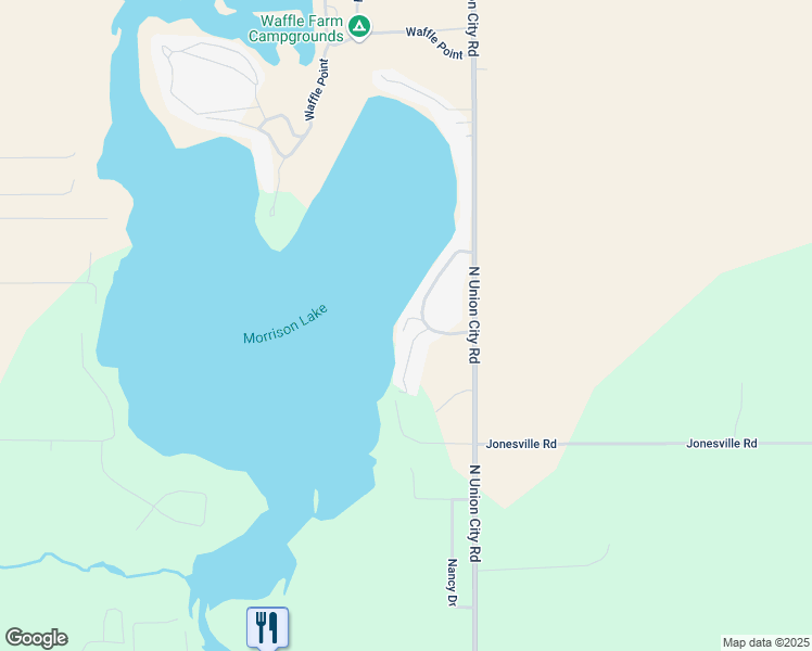 map of restaurants, bars, coffee shops, grocery stores, and more near 754 North Hawley Drive in Coldwater