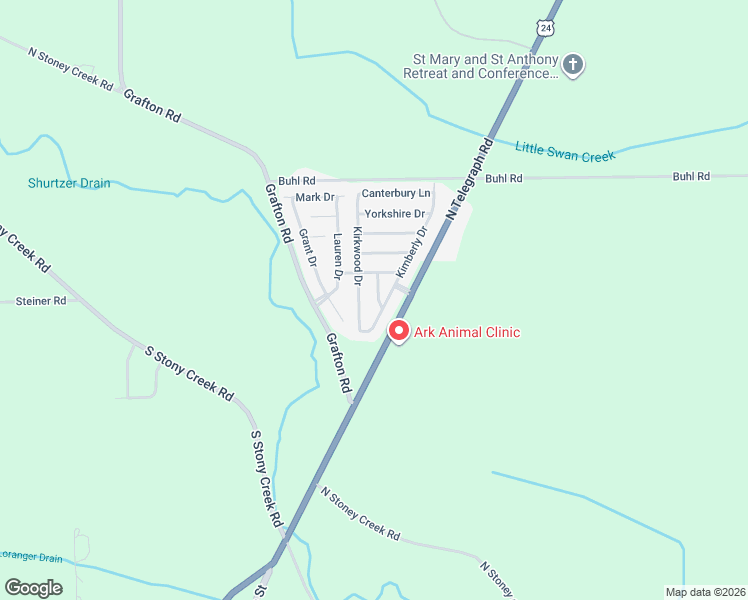 map of restaurants, bars, coffee shops, grocery stores, and more near 7738 Kirkwood Drive in Monroe County