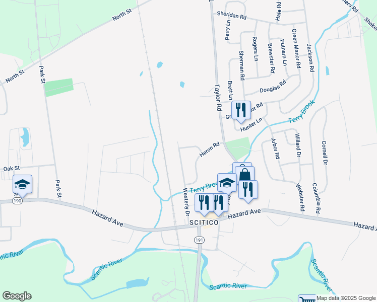 map of restaurants, bars, coffee shops, grocery stores, and more near 37 Highview Terrace in Enfield